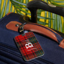 Search for plaid luggage tags Scotland