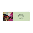 Search for freedom return address labels Butterfly