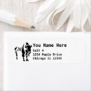 Search for old west return address labels Western