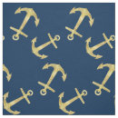 Search for navy blue and gold fabric Anchor