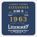 Search for made in 1963 stickers 60th birthday