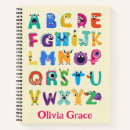 Search for alphabetical notebooks Letters