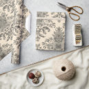 Search for vintage french wrapping paper Vintage floral toile