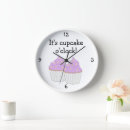 Search for cupcake clocks Baking