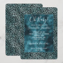 Search for teal leopard invitations Glam