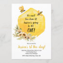 Search for yellow 1st birthday invitations Bee