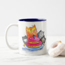 Search for birthday cat mugs Whimsical