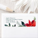 Search for floral monogram return address labels Botanical