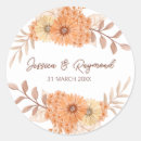 Search for oranger wedding stickers Simple minimalist
