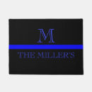 Search for thin blue line doormats Enforcement