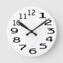 Search for numbers template clocks White