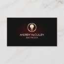 Search for bulb business cards Contractor