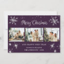 Search for purple christmas cards Snowflake