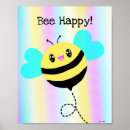 Search for bumble bee nursery art Kawaii