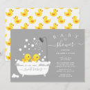 Search for rubber duck baby shower invitations Ducky