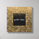 Search for black glitter canvas prints Inspirational