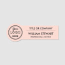 Search for pink name tags With magnetic back