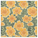 Search for marigold fabric Watercolor
