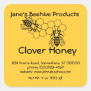 Search for honey bees on comb stickers Beekeeper