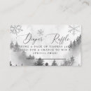 Search for winter diaper raffle baby shower invitations Snowflakes