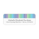 Search for blue green purple return address labels Stripes