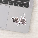 Search for japanese stickers Black and white