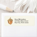 Search for acorn return address labels Brown