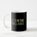 Search for retro teacher mugs College