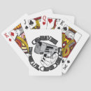 Search for gun playing cards Illustration