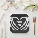 Search for skeleton plates Gothic baby shower