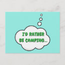 Search for cartoon camping postcards Hiking