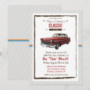 Search for classic car invitations Retirement