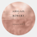 Search for rose gold wedding stickers Blush
