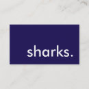 Search for shark business cards Scuba diver