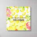Search for lemon canvas prints Watercolor