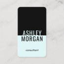 Search for light blue business cards Simple