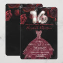 Search for red dress party invitations Black