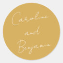 Search for yellow wedding stickers Simple