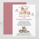 Search for animal baby girl shower invitations For her