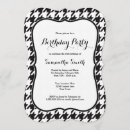 Search for houndstooth invitations Trendy