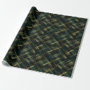 Search for dark green and gold wrapping paper Tartan