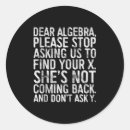 Search for algebra stickers Design