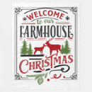 Search for farmhouse christmas blankets Deer