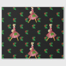 Search for 1950s christmas wrapping paper Vintage