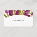 Search for tulips business cards Elegant