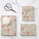 Search for red roses wrapping paper Victorian