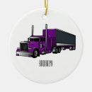 Search for semi truck christmas tree decorations Big rig