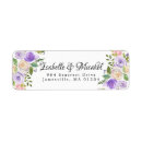 Search for purple dots return address labels White