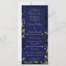 Search for royal blue and gold wedding programs Couple