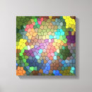 Search for mosaic canvas prints Multicolored